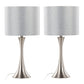 Lenuxe - Contemporary Semi Gloss Table Lamp (Set of 2) - Furniture Home Direct