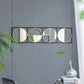 Eclectic Styling Metal Beaded Wall Mirror With Contemporary Design For Bedroom, Liveroom & Entryway - Furniture Home Direct