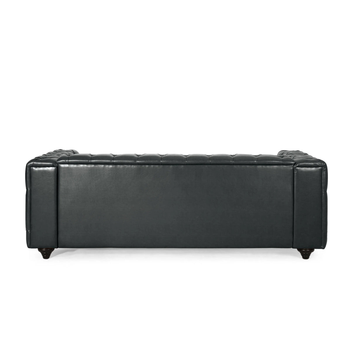 Modern PU Leather Sofa - Black - Furniture Home Direct