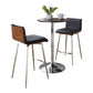 Mason - 3 Piece Swivel Mid Century Modern Counter Height Dining Set With Adjustable Table - Furniture Home Direct