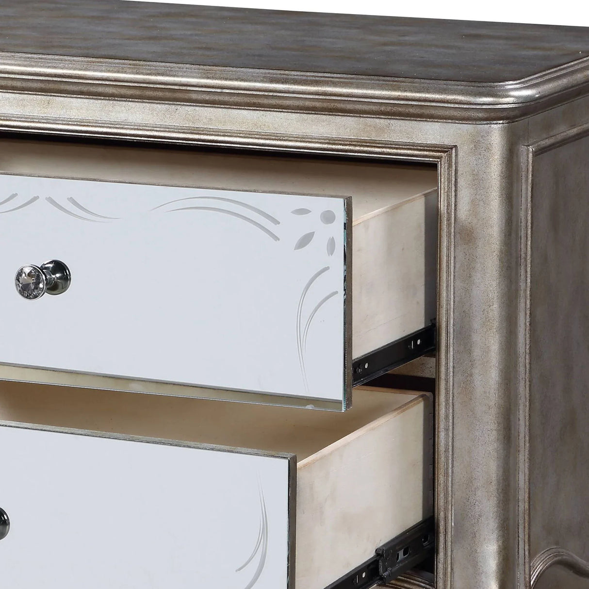 Esteban - Nightstand - Champagne - Furniture Home Direct