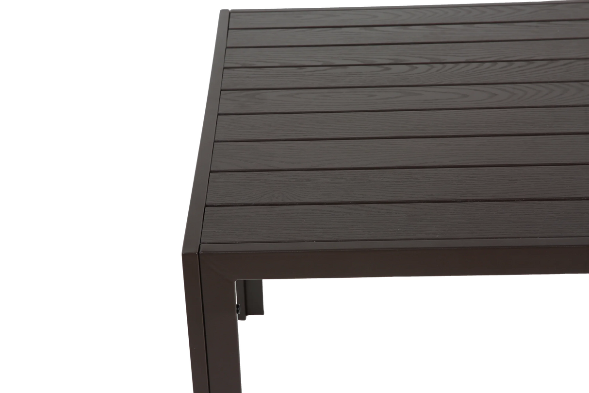 7 Piece Patio Dining Set -Brown - Furniture Home Direct