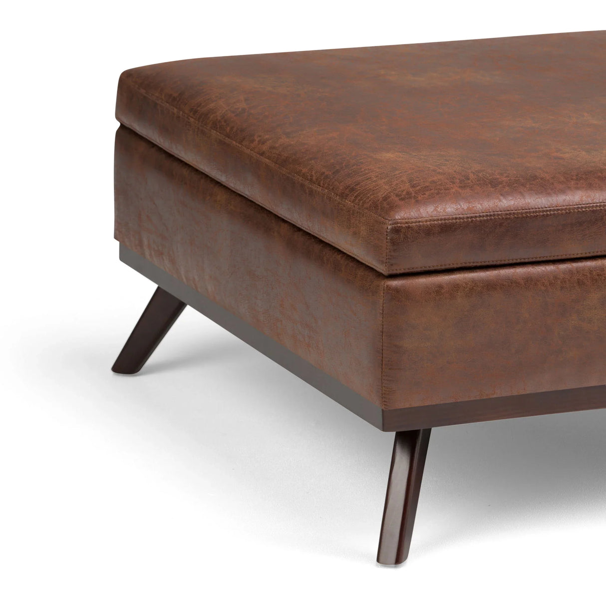 Owen - Multifunctional Square Coffee Table Storage Ottoman - Furniture Home Direct