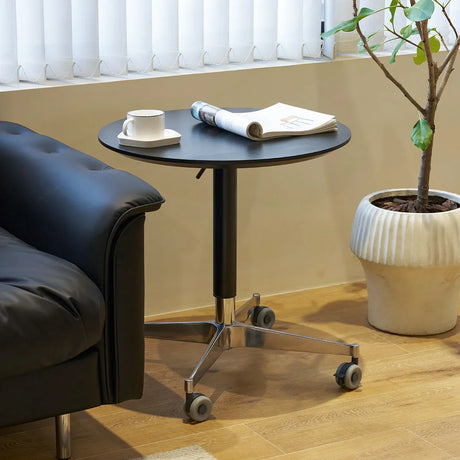 Movable, Adjustable, 360 Swivel Table With Star Base - Furniture Home Direct