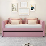 Upholstered Daybed With Ergonomic Design Backrest - Furniture Home Direct