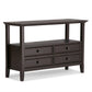 Amherst - Console Sofa Table, Handcrafted - Furniture Home Direct