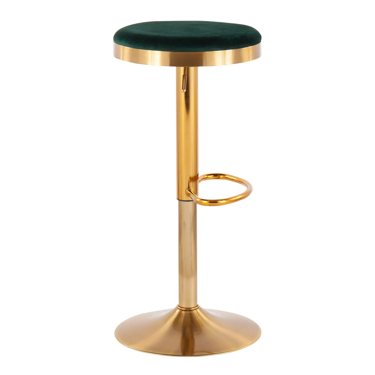 Dakota - Contemporary Upholste Adjustable Barstool (Set of 2) - Furniture Home Direct