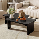 Modern Minimalist Coffee Table Set With Splicing Design - Furniture Home Direct