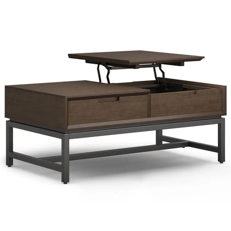 Banting - Lift Top Coffee Table - Walnut Brown - Furniture Home Direct