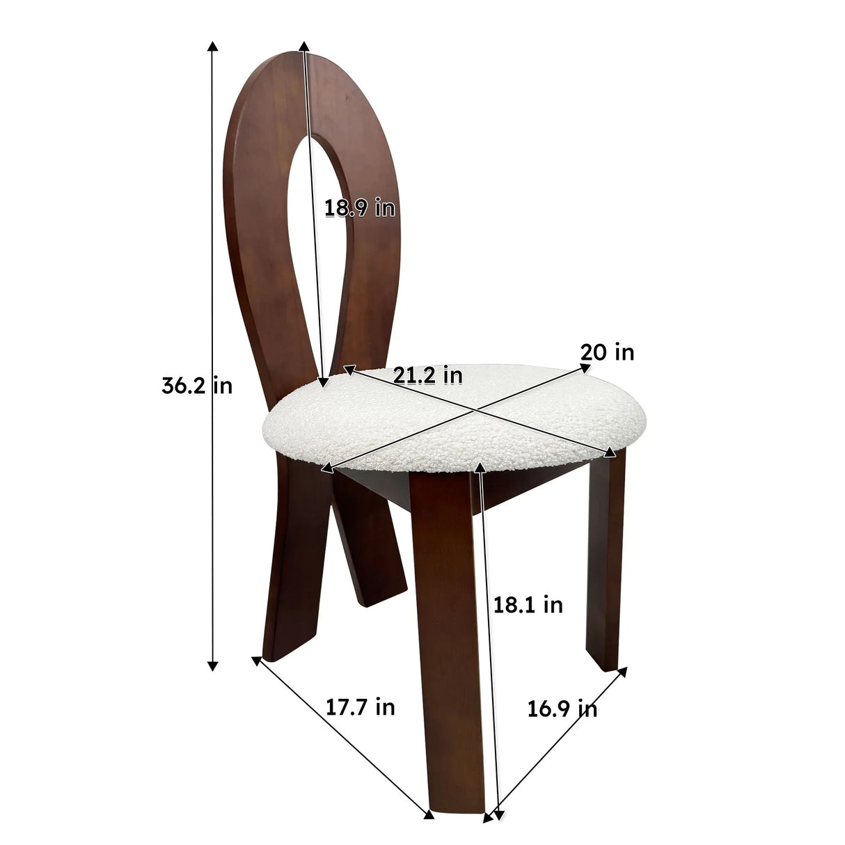 Key Design Dining Chairs (Set of 2) - Furniture Home Direct