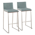 Mason Mara - Contemporary Fixed Height Barstool (Set of 2) - Furniture Home Direct