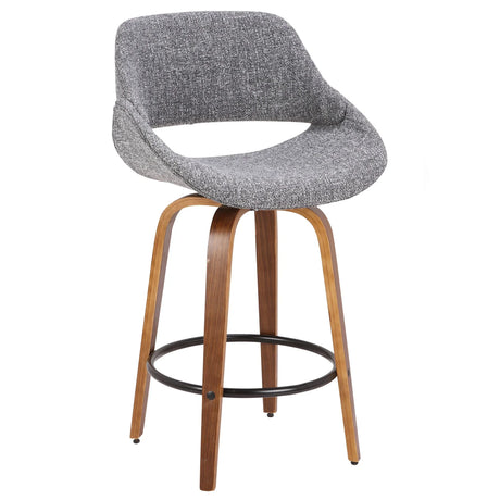 Fabrico - Mid Century Inviting Design Modern Counter Stool - Furniture Home Direct
