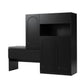 Elegant 2 In 1 Shoe Cabinets With Soft Cushion Versatile Shoe Rack Organizer With Adjustable Shelves - Furniture Home Direct