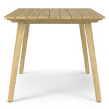 Kona - Outdoor Dining Table - Light Teak - Furniture Home Direct