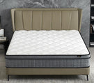 12" Hybrid Pillow Top Mattress A Box With Gel Infused Memory Foam, Breathable And Hypoallergenic, Medium Firm For Lumbar Support - Furniture Home Direct