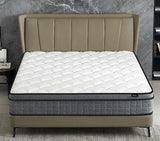 12" Hybrid Pillow Top Mattress A Box With Gel Infused Memory Foam, Breathable And Hypoallergenic, Medium Firm For Lumbar Support - Furniture Home Direct