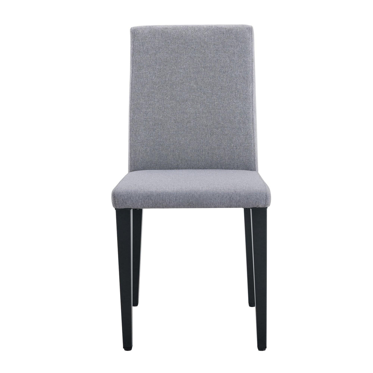 Dining Chairs Set Four Light Linen Upholstered Gray - Furniture Home Direct