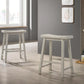 Alonzo - 17.5" Backless Ergonomic Counter Height Stool (Set of 2) - Furniture Home Direct