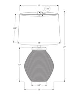 Lighting, Table Lamp, Concrete, Contemporary - Black / Cream - Furniture Home Direct