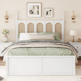 Platform Bed With With 2 Big Drawers With Trundle - Furniture Home Direct