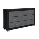 Elsa - 2 Toned And Dresser With Bar Handle And Construction - Furniture Home Direct