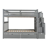 Bunk Bed With Shelves And 6 Storage Drawers - Furniture Home Direct