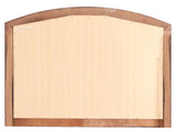 Bedroom Mirror Arched Wood Frame Classic Cappuccino - Furniture Home Direct