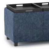 Avalon - Upholstered Storage Ottoman - Furniture Home Direct