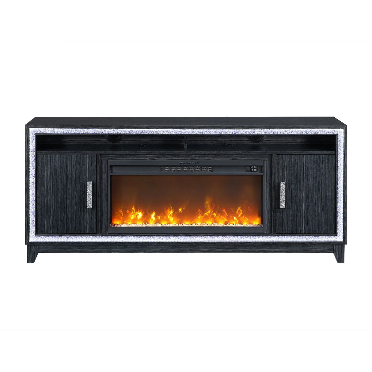 Almera - Fireplace With Adjustable Temperature And LED Options - Furniture Home Direct
