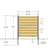 Outdoor Privacy Screen For Pool And Equipment Enclosures - Furniture Home Direct