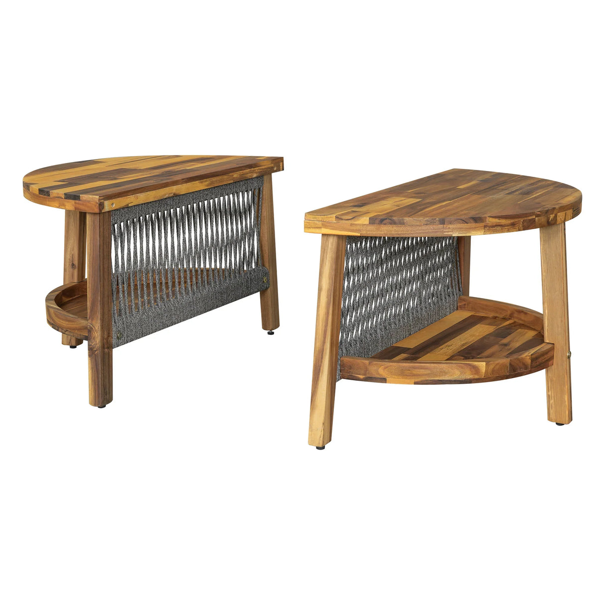 6 - Person Outdoor Sectional with Cushions and Coffee Table - Furniture Home Direct