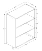 Bookshelf, Bookcase, 4 Tier, For Office, Transitional - Furniture Home Direct