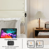 Queen Bed With Upholstered Headboard And Wood Frame Beige - Furniture Home Direct