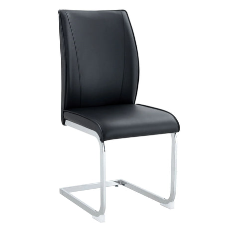 Luxury Simple Arch High Resilience Dining Chair With Arched Leg - Furniture Home Direct
