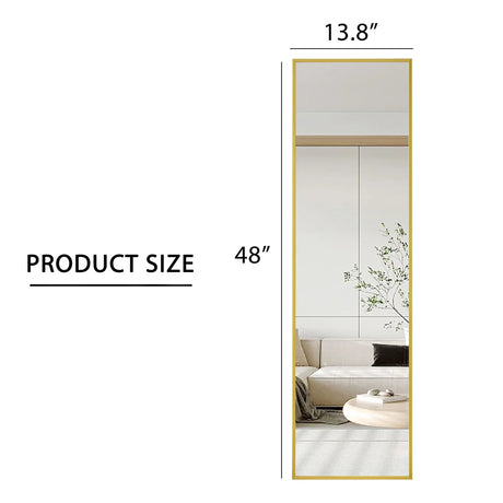 4th Generation Wall Mounted Full Body Mirror For Bathroom Bedroom Decorative Use - Transparent - Furniture Home Direct