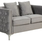 Bayberry - Velvet Loveseat With 2 Pillows - Furniture Home Direct