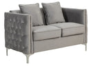 Bayberry - Velvet Loveseat With 2 Pillows - Furniture Home Direct