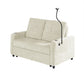Modern Loveseat Pull Out Sofa Bed With Adjustable Backrest, Two Cup Holders, A Phone Holder, Three Charging Ports And Side Storage Pockets For Living Room - Furniture Home Direct