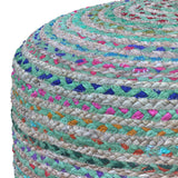 Margo - Handcrafted Round Pouf - Furniture Home Direct