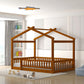Bed House Bed Frame With Fence - Furniture Home Direct