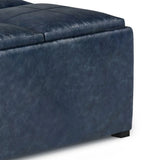 Avalon - Square Coffee Table, Storage Ottoman - Furniture Home Direct