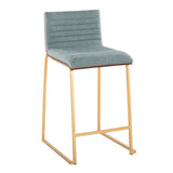 Mason Mara - Contemporary Design Fixed Height Counter Stool (Set of 2) - Furniture Home Direct