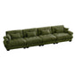 Super Comfort Oversized Modular Velvet Sectional Sofa, Deep Seat Convertible L Shaped Couch - Furniture Home Direct
