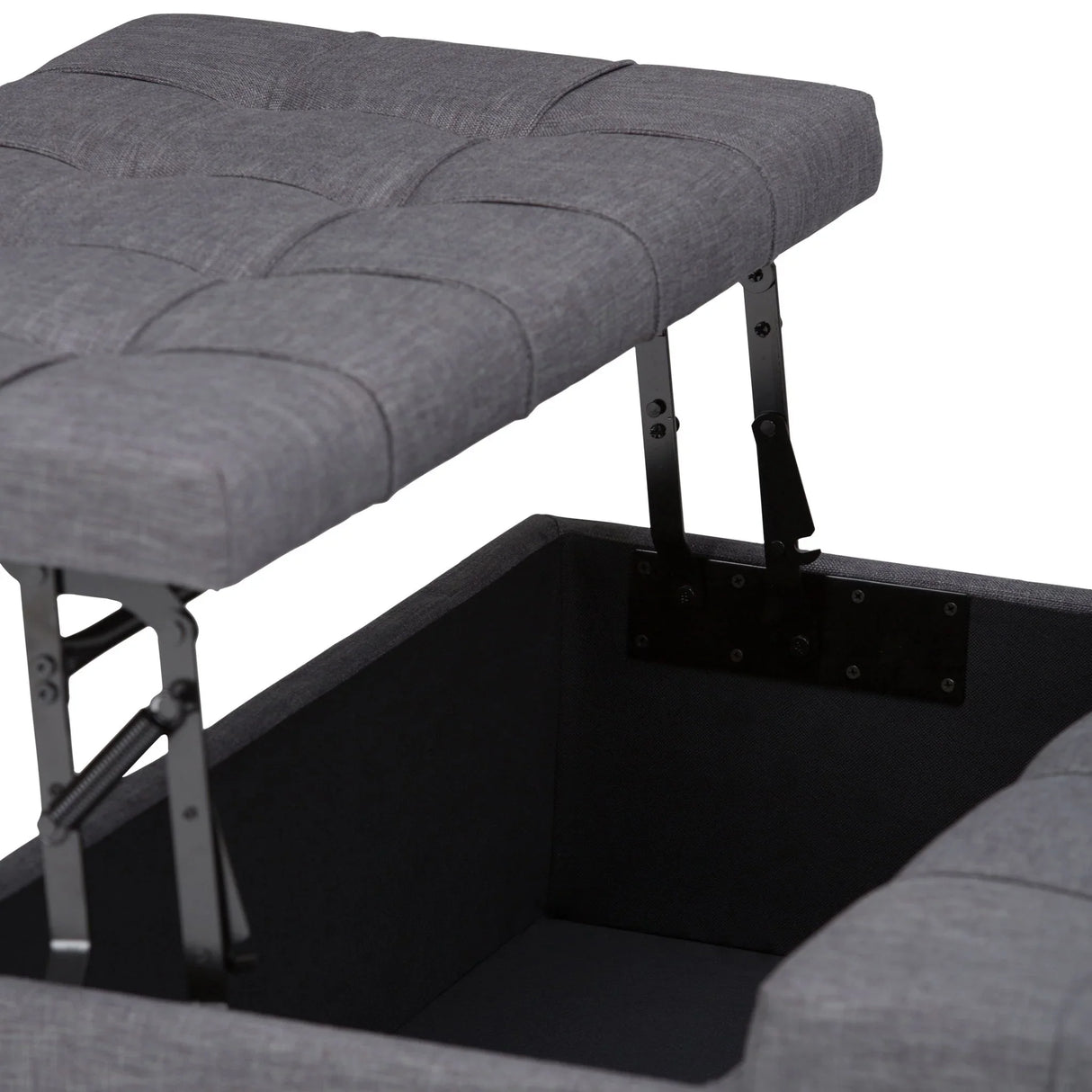 Harrison - Upholstered Coffee Table Storage Ottoman - Furniture Home Direct