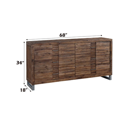 Andria - Reclaimed Dresser - Oak - Furniture Home Direct