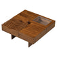 Unique Square Coffee Table With 3 Drawers - Furniture Home Direct