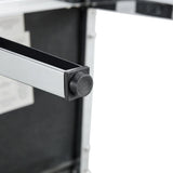 Dining Chairs Tufted Back Chrome Legs Charcoal Gray - Furniture Home Direct