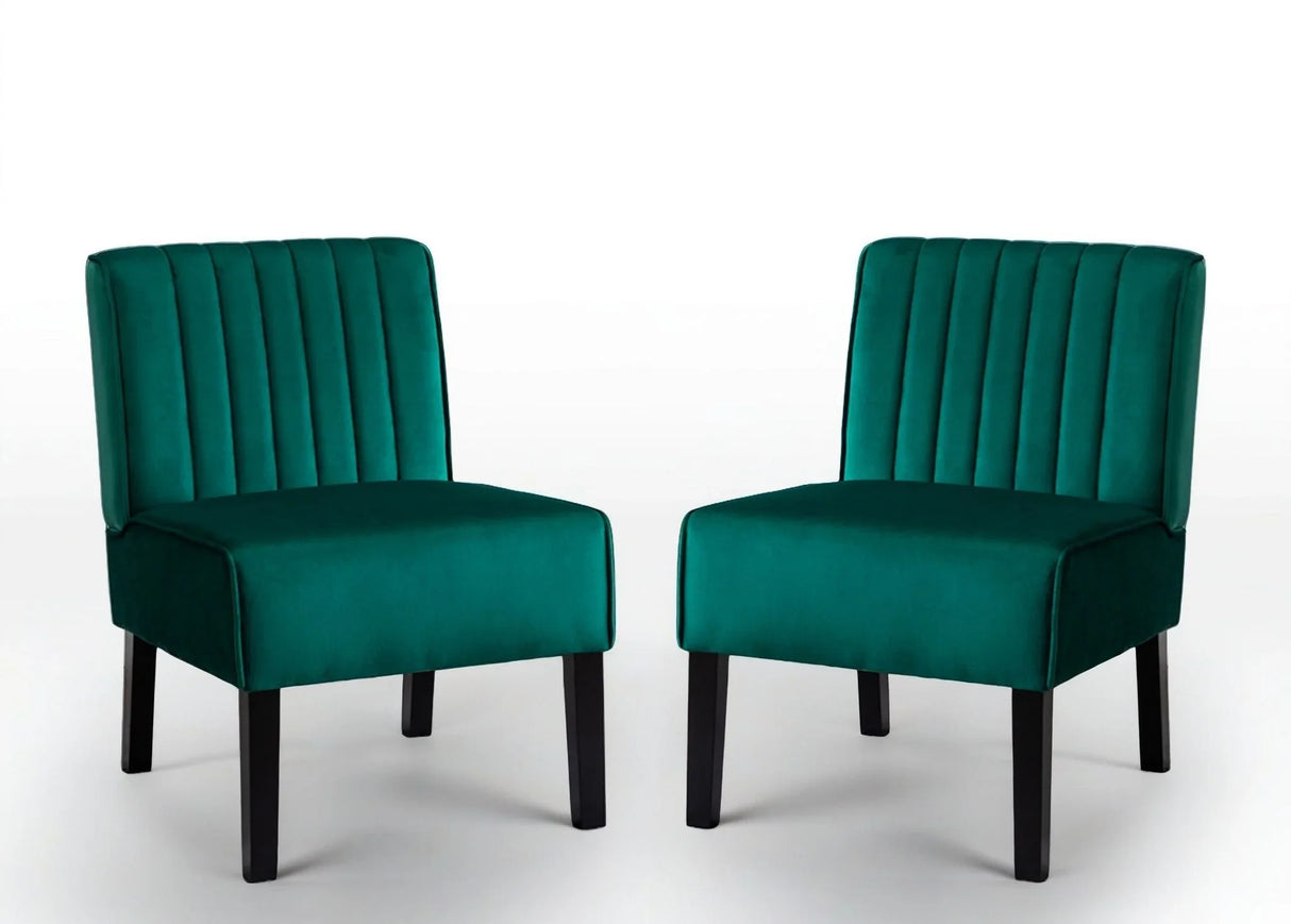 Reese - Mid-Century Modern Accent Chairs With Minimalist Design (Set of 2) - Furniture Home Direct