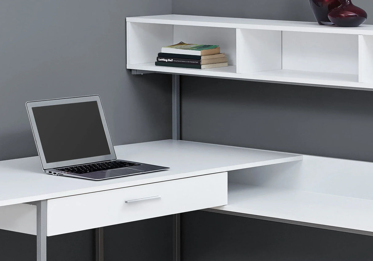 Computer Desk, Home Office, Corner, Storage Drawers, L Shape, Laptop, Contemporary & Modern - Furniture Home Direct