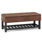 Cosmopolitan - Storage Ottoman Bench With Open Bottom - Furniture Home Direct